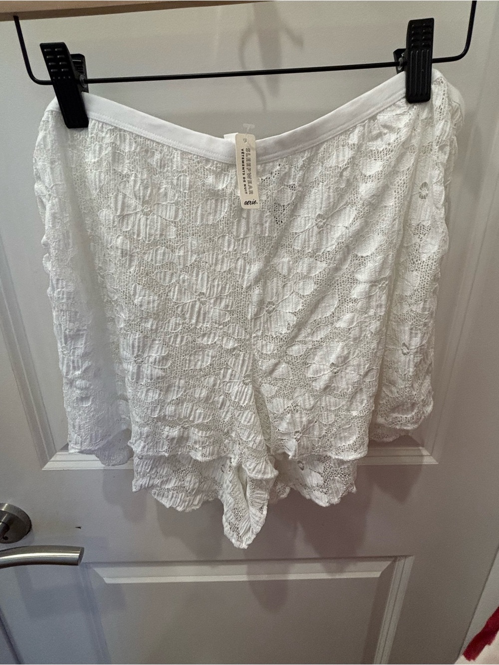 NWT Aerie floral lace tap pants - L